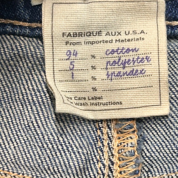 L'AGENCE Oriana High Rise Straight‎ Leg Jeans Dark Wash Denim Size 34 READ - Picture 4 of 15